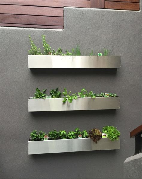 metal wall planter boxes|indoor metal planter boxes.